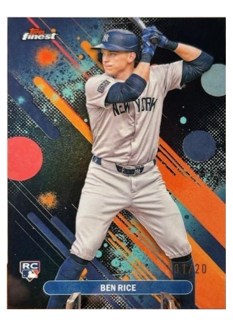 2025 Finest Base Set Ben Rice #48 card