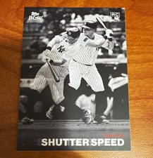 2025 Topps Black & White Shutter Speed Ben Rice #SS8