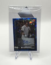 2025 Topps Chrome Sapphire Rookie Autographs Sapphire Ben Rice #RA-BR card