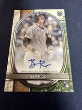 2025 Topps Museum Collection Archival Autographs Ben Rice #AA-BR