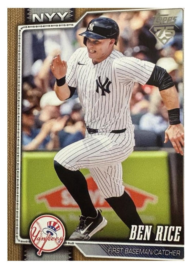 2026 Topps Ben Rice #133 card