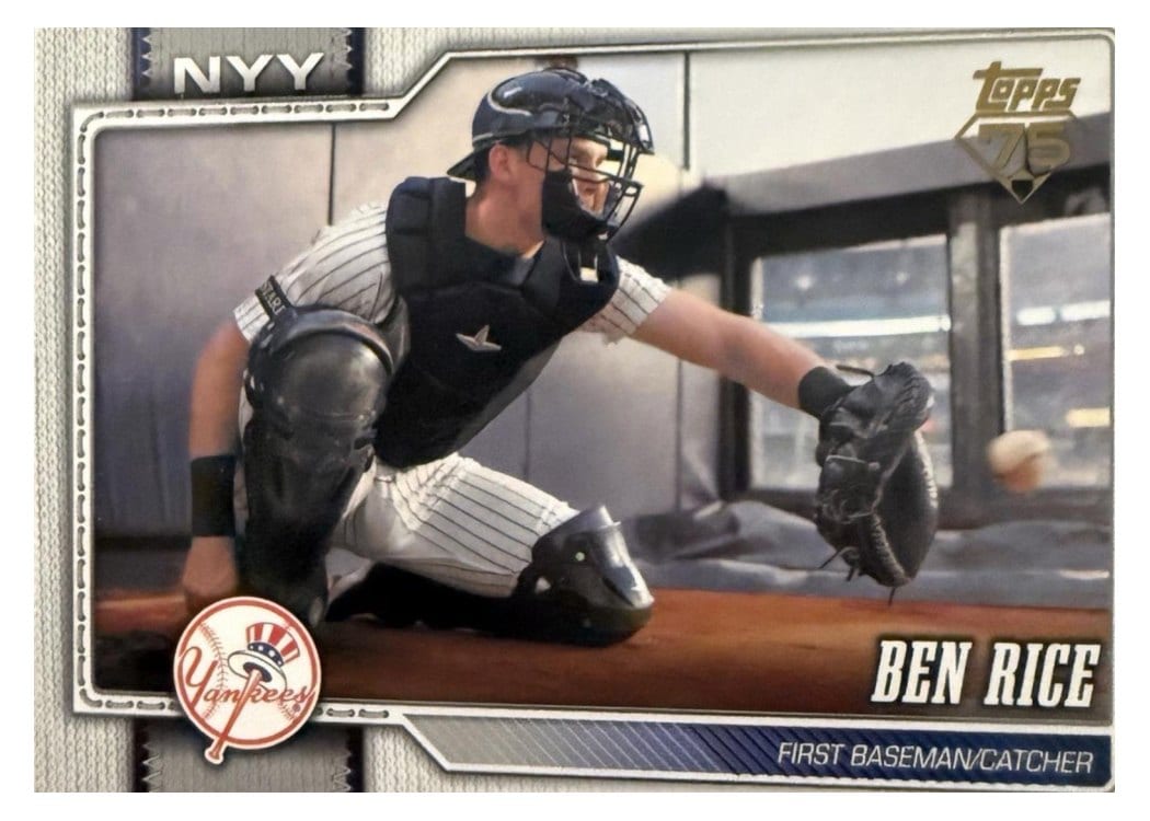 2026 Topps Ben Rice #133 card