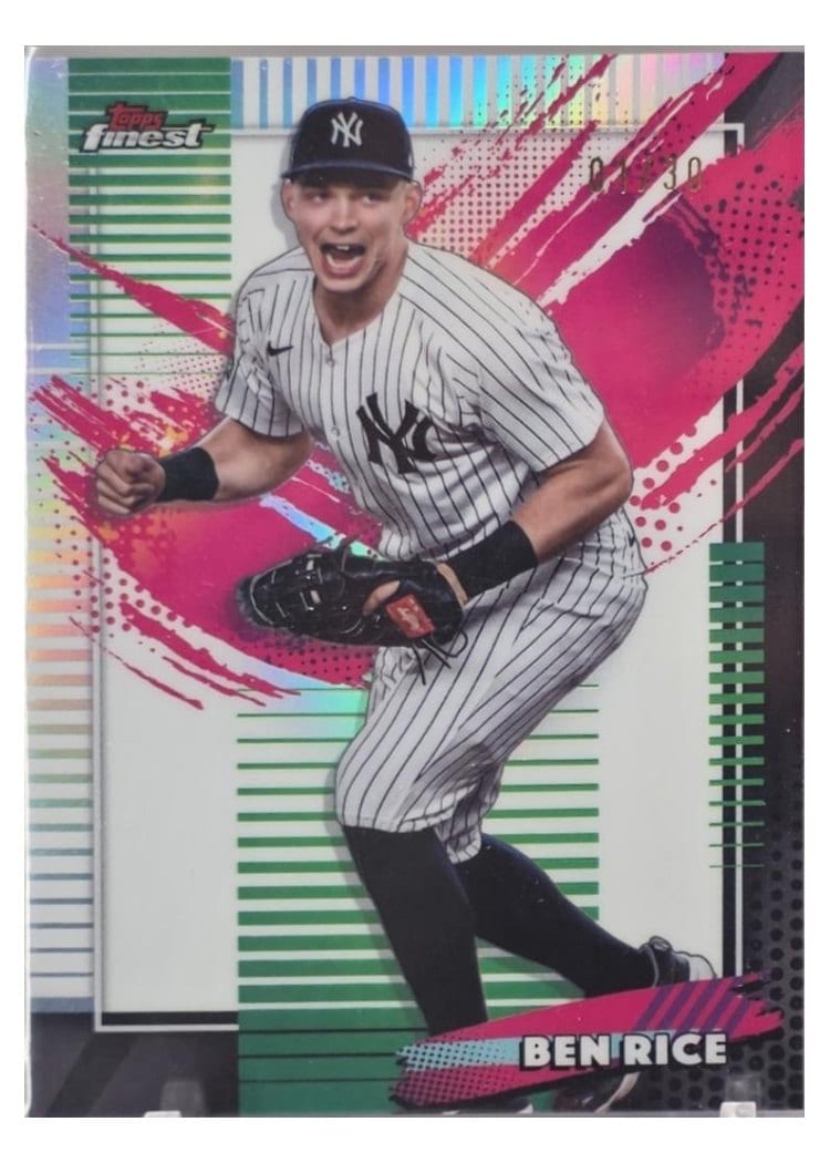 2026 Topps Finest Ben Rice #298 card