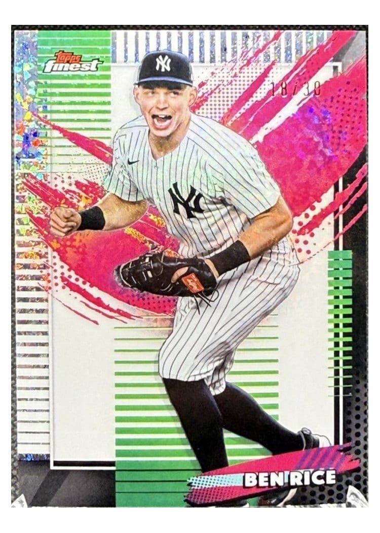 2026 Topps Finest Ben Rice #298 card