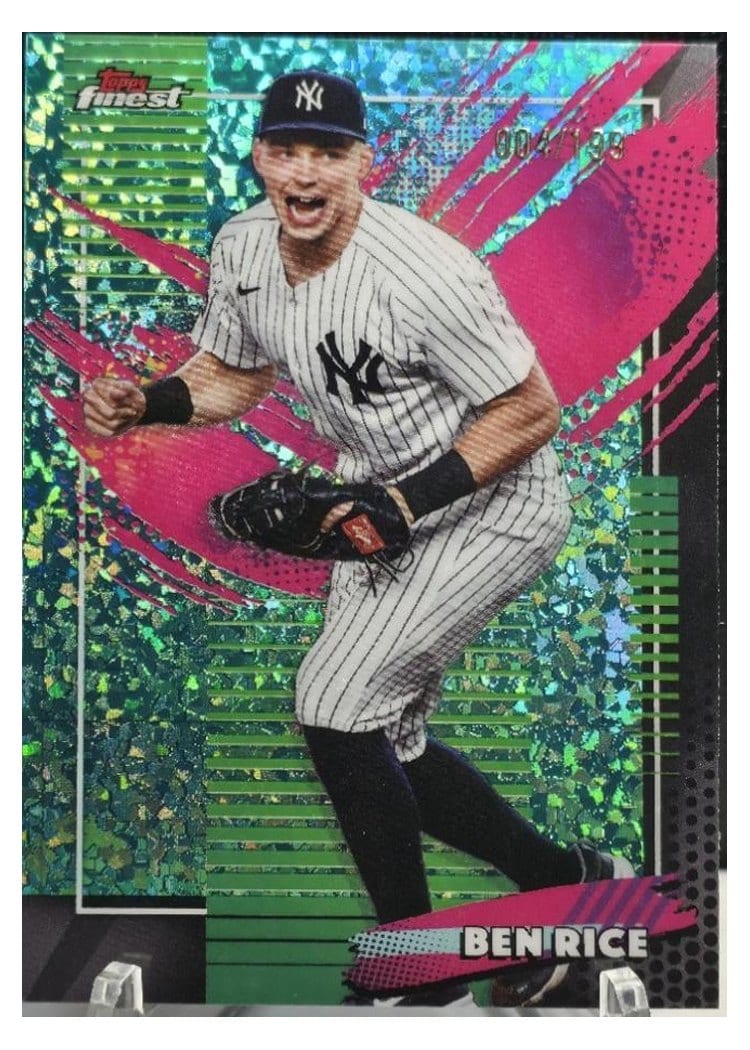 2026 Topps Finest Ben Rice #298 card