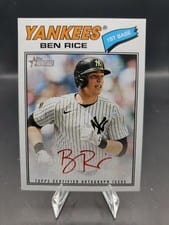 2026 Topps Heritage Real One Autograph Ben Rice #ROA-BR card