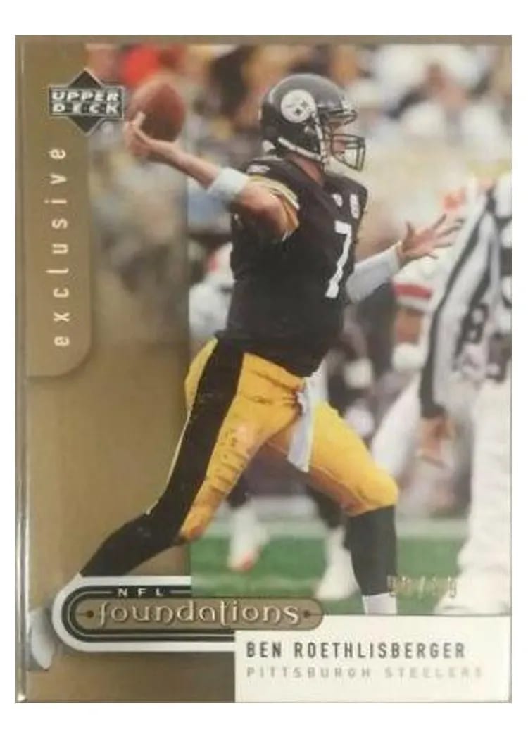 2005 Upper Deck Foundations Ben Roethlisberger #75 card