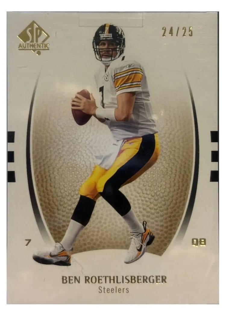2007 SP Authentic Ben Roethlisberger #6 card