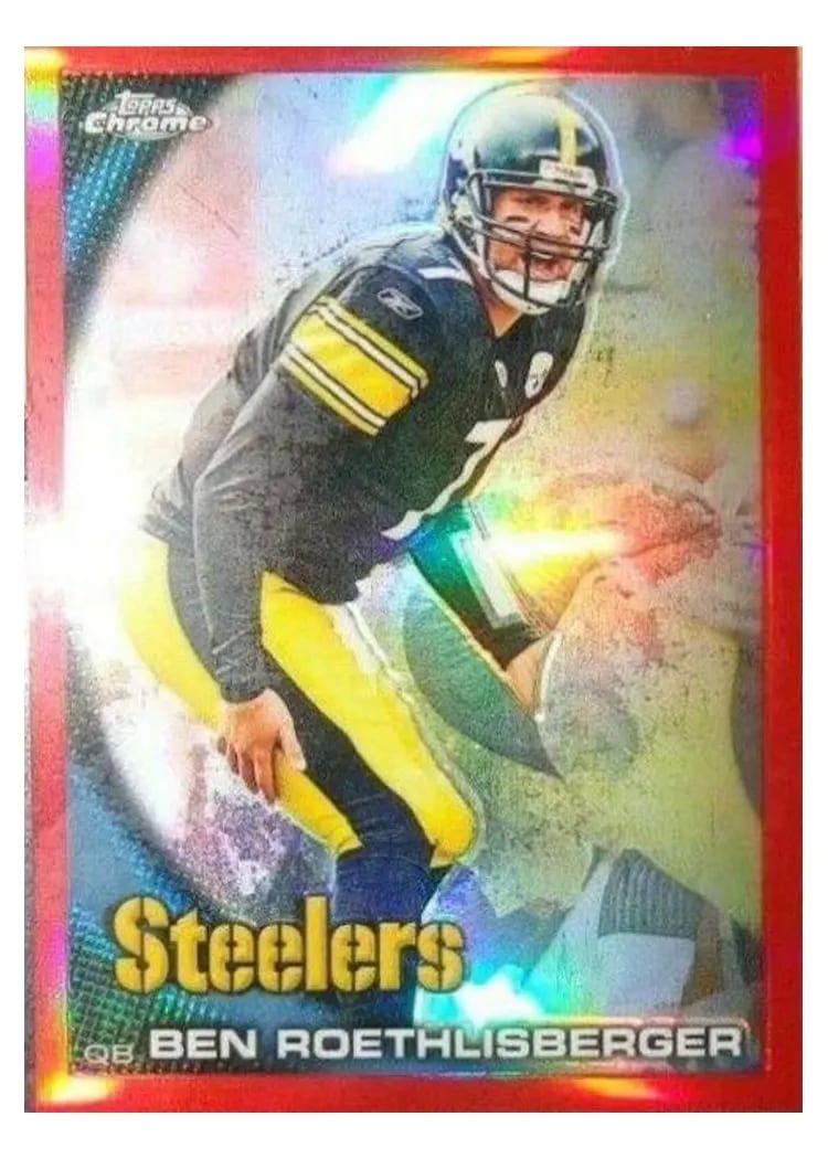 2010 Topps Chrome Ben Roethlisberger #C132 card