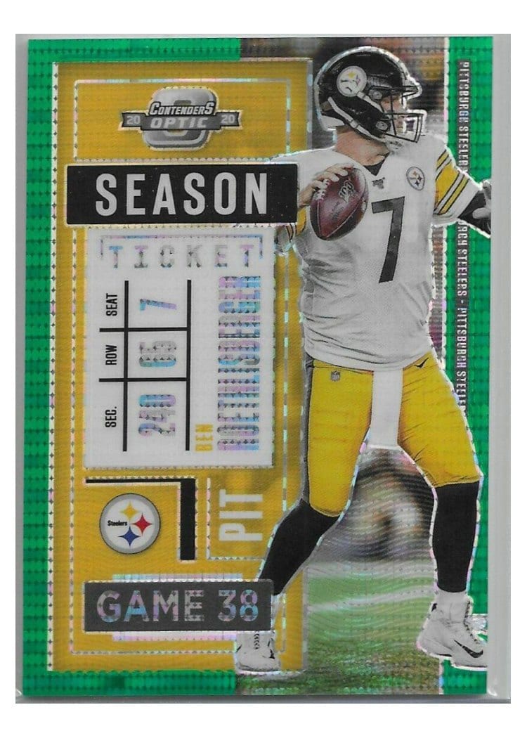 2020 Panini Contenders Optic Base Set Ben Roethlisberger #48 card