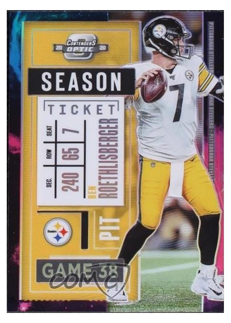 2020 Panini Contenders Optic Base Set Ben Roethlisberger #48 card
