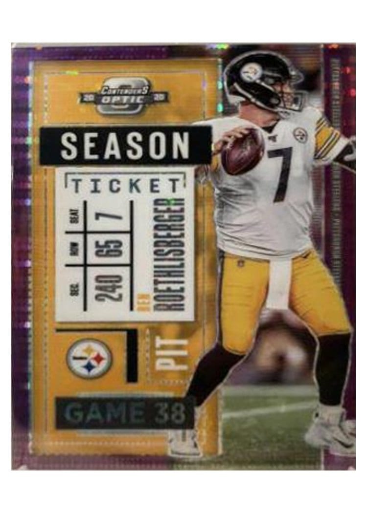 2020 Panini Contenders Optic Base Set Ben Roethlisberger #48 card
