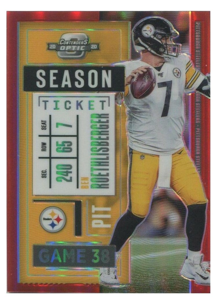 2020 Panini Contenders Optic Base Set Ben Roethlisberger #48 card