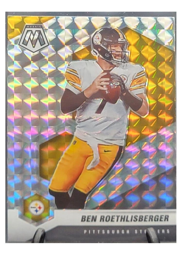2021 Panini Mosaic Base Set Ben Roethlisberger #166 card