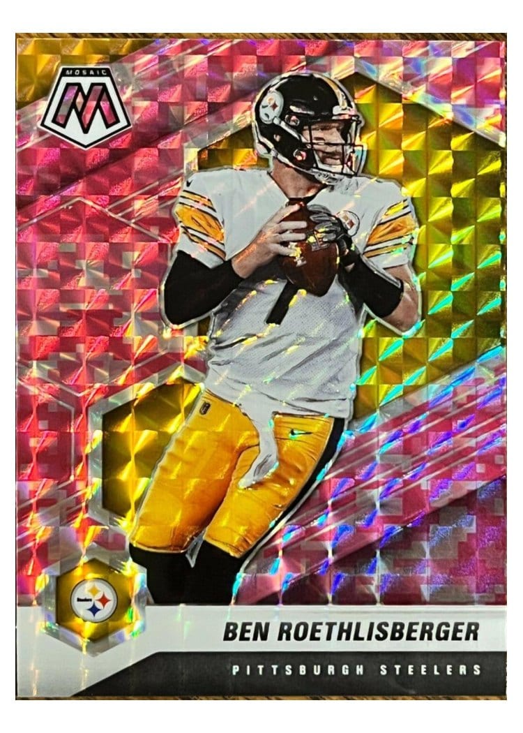 2021 Panini Mosaic Base Set Ben Roethlisberger #166 card