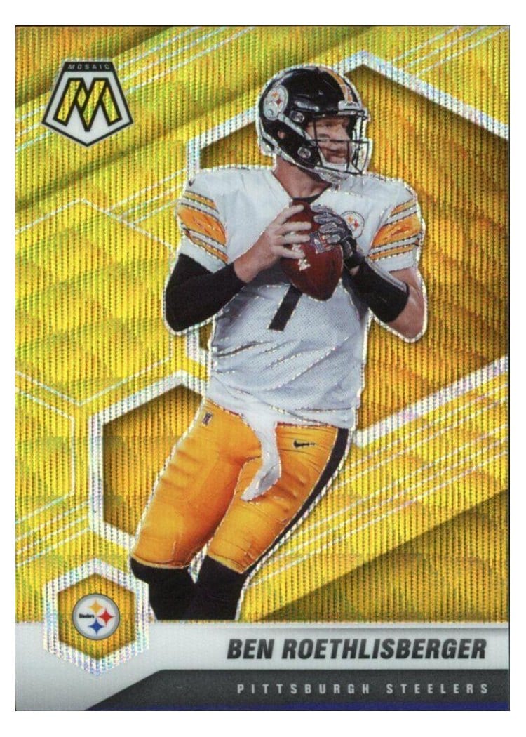 2021 Panini Mosaic Base Set Ben Roethlisberger #166 card