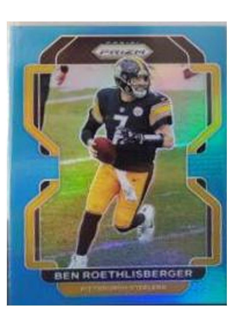 2021 Panini Prizm Base Set Ben Roethlisberger Light Blue Prizm #253 card