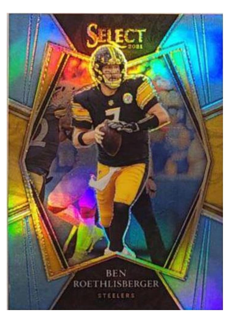 2021 Panini Select Base Set Ben Roethlisberger Light Blue #129 card