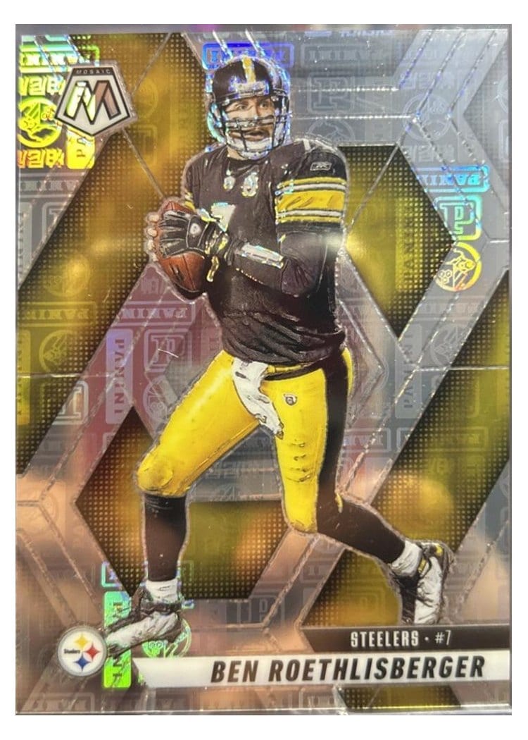 2025 Panini Mosaic Base Set Ben Roethlisberger #9 card