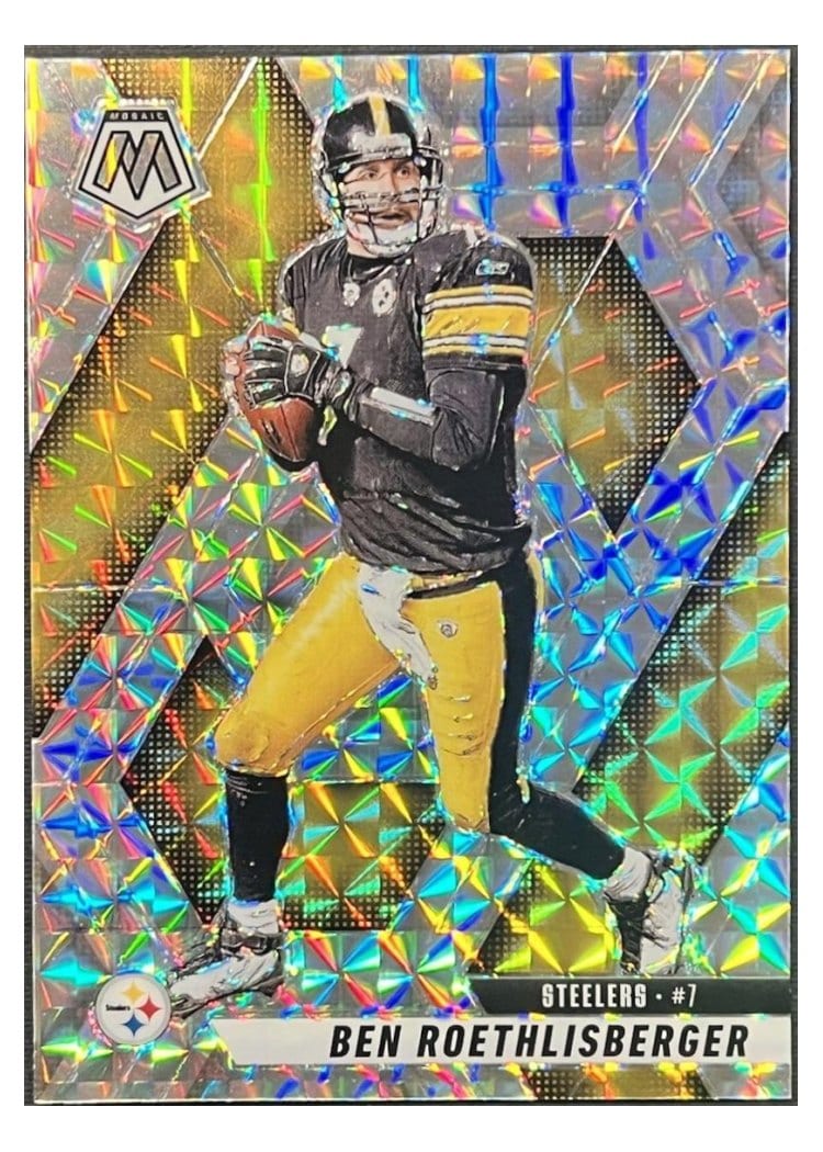 2025 Panini Mosaic Base Set Ben Roethlisberger #9 card