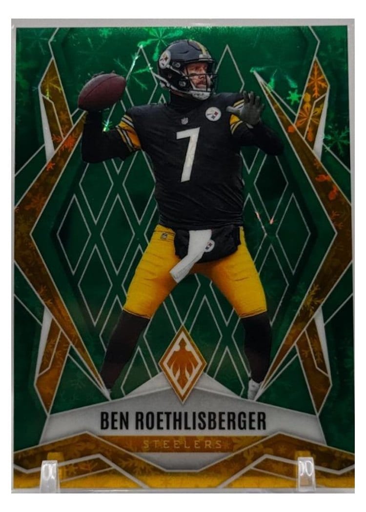 2025 Panini Phoenix Base Set Ben Roethlisberger Green Winter #89 card