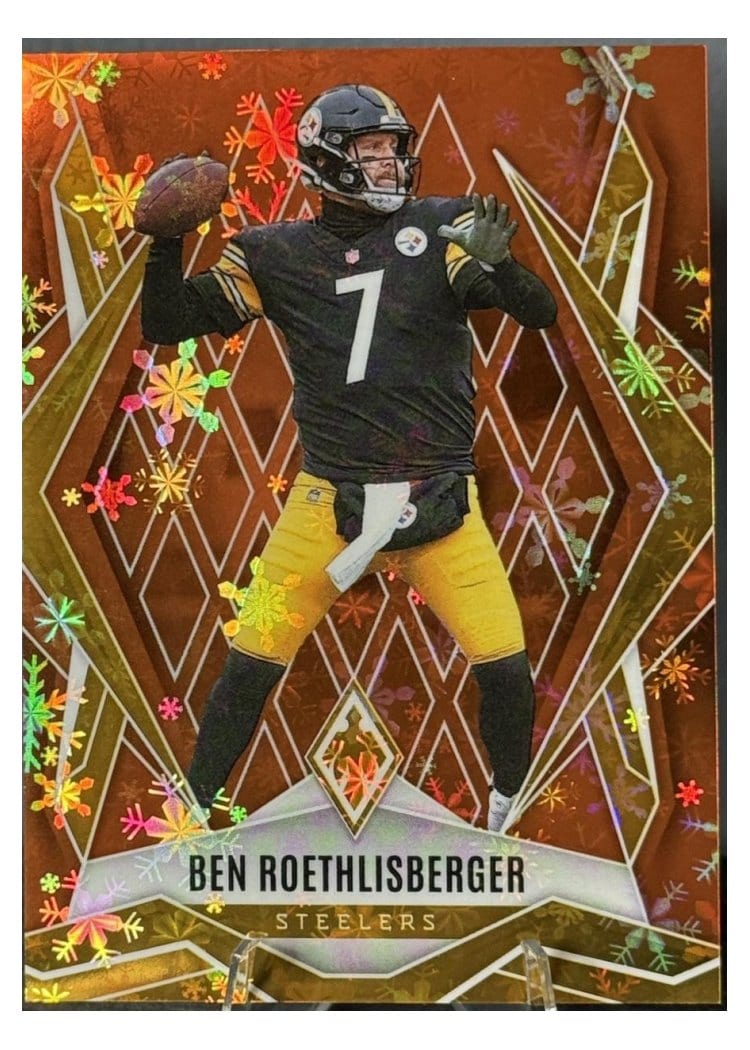 2025 Panini Phoenix Base Set Ben Roethlisberger Orange Seismic #89 card