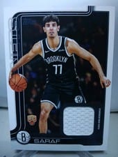 2025-26 Topps Flagship Real One Relics Ben Saraf #FRO-BS card