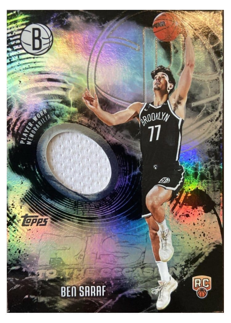 2025-26 Topps Rise to the Occasion Ben Saraf #RTO-BS card