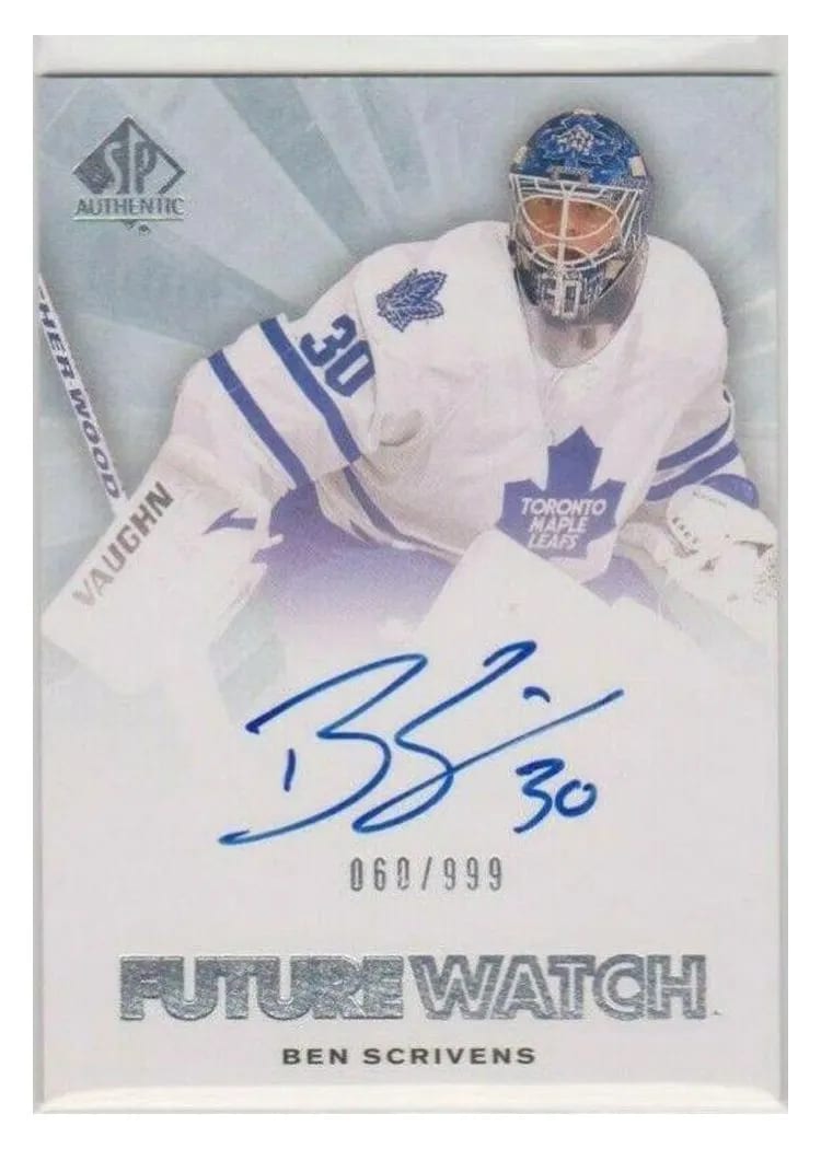 2011 SP Authentic Ben Scrivens #266 card