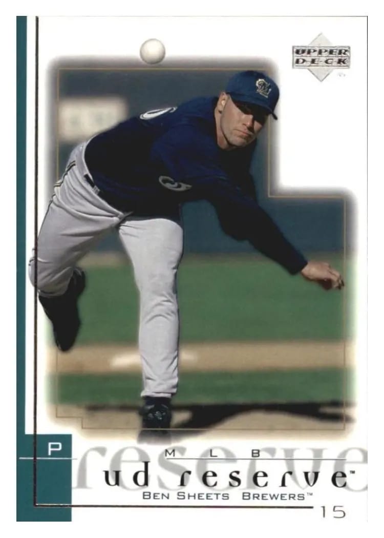 2001 Upper Deck Reserve Ben Sheets #102 card