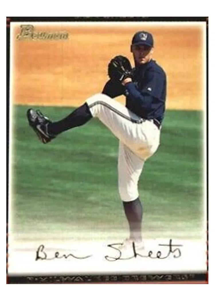 2002 Bowman Ben Sheets #38 card