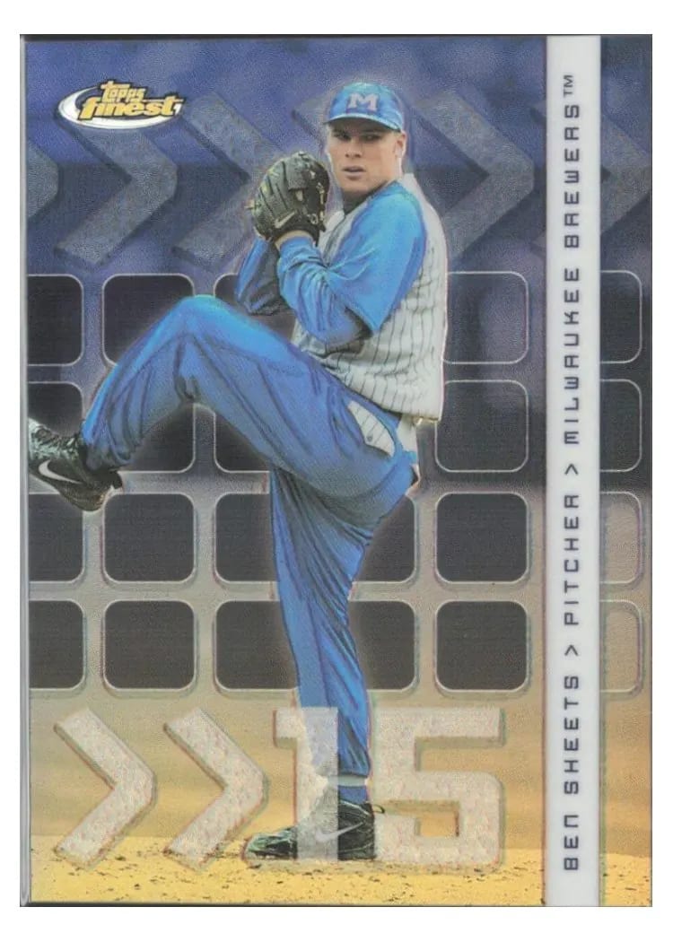2002 Finest Ben Sheets #85 card
