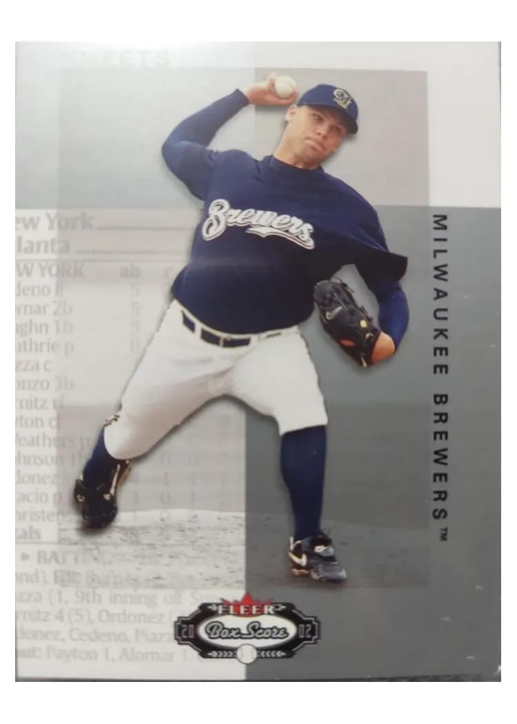 2002 Fleer Box Score Ben Sheets #10 card