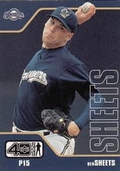 2002 Upper Deck 40-Man Base Set Ben Sheets #530 card