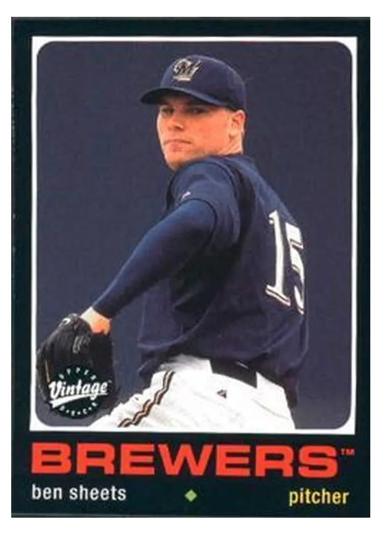 2002 Upper Deck Vintage Ben Sheets #146 card