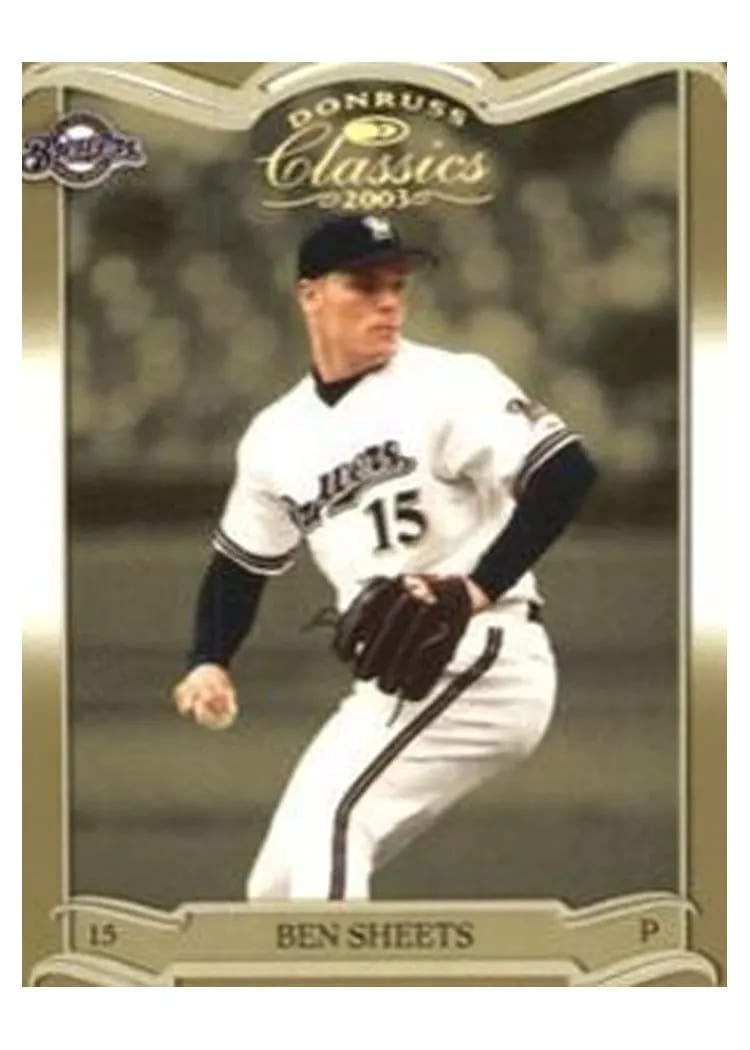 2003 Donruss Classics Ben Sheets #85 card