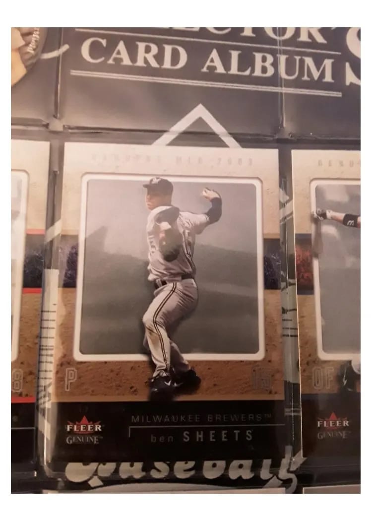 2003 Fleer Genuine Ben Sheets #65 card
