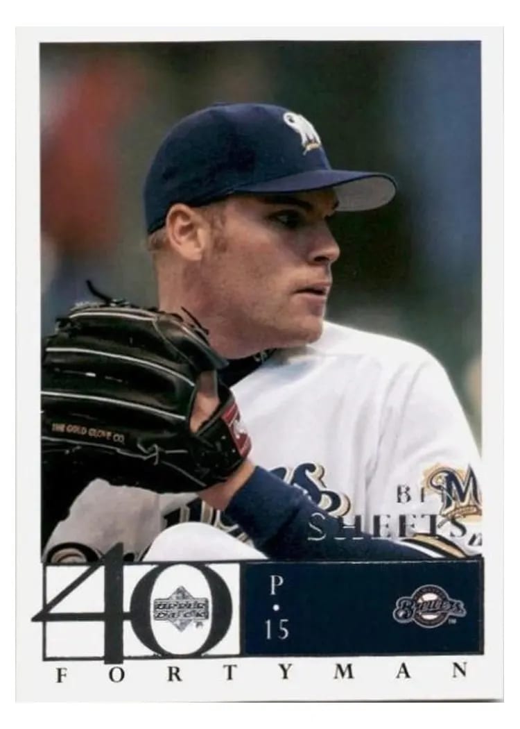2003 Upper Deck 40 Man Ben Sheets #415 card