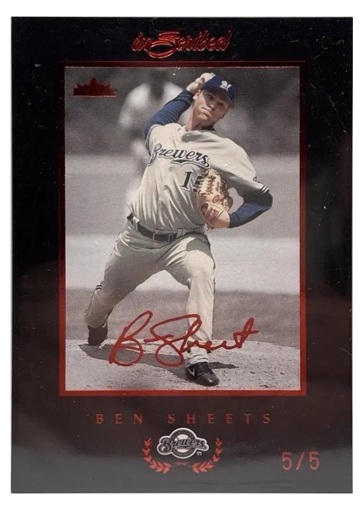 2004 Fleer InScribed Ben Sheets #40 card