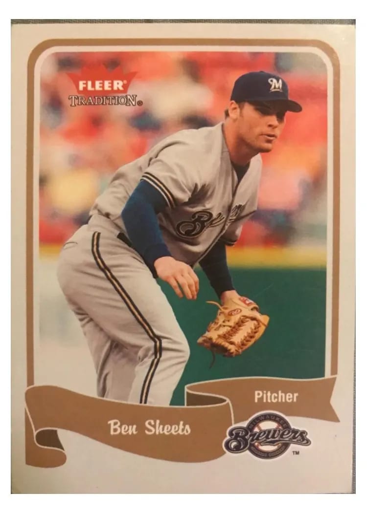2004 Fleer Tradition Ben Sheets #127 card