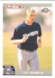 2004 Topps Total Base Set Ben Sheets #495 card