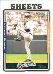 2005 Topps Base Set Ben Sheets #115 card