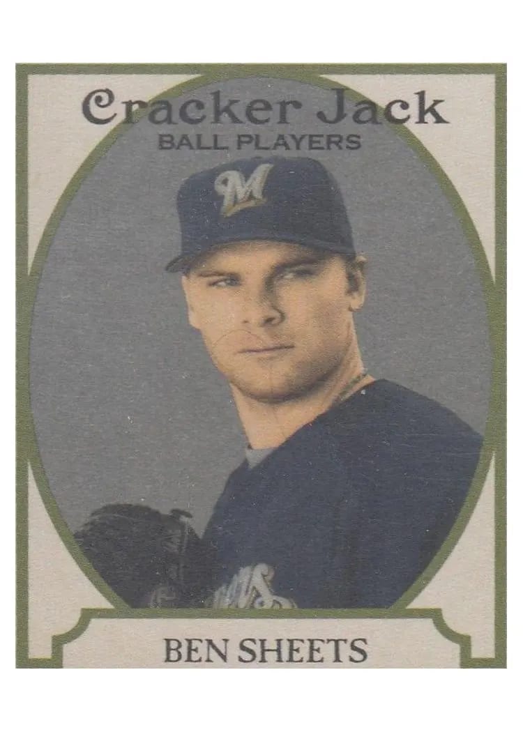 2005 Topps Cracker Jack Ben Sheets #33 card