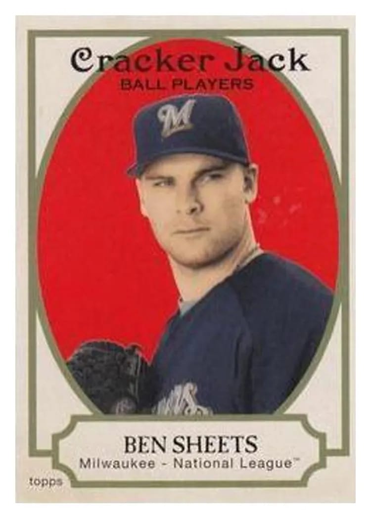 2005 Topps Cracker Jack Ben Sheets #33 card