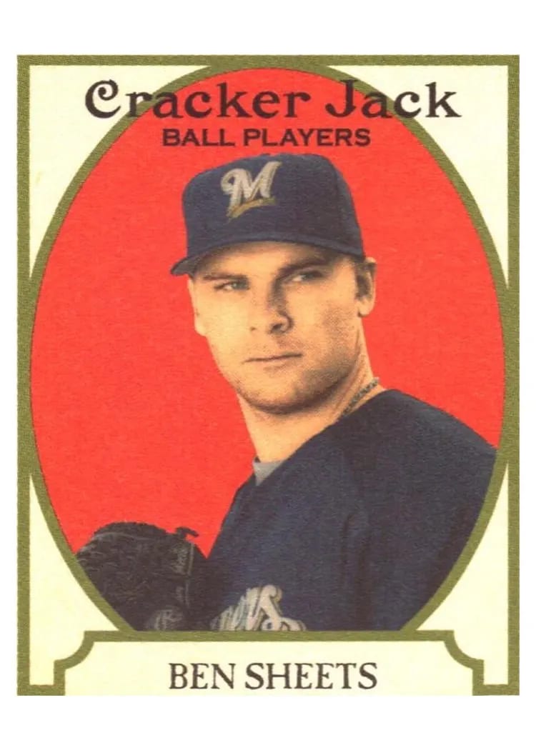 2005 Topps Cracker Jack Ben Sheets #33 card