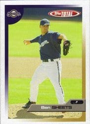 2005 Topps Total Base Set Ben Sheets #106 card