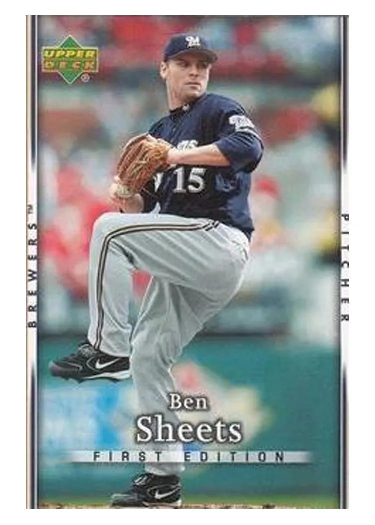 2007 Upper Deck First Edition Ben Sheets #240 card