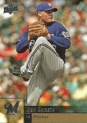 2009 Upper Deck Base Set Ben Sheets #220 card