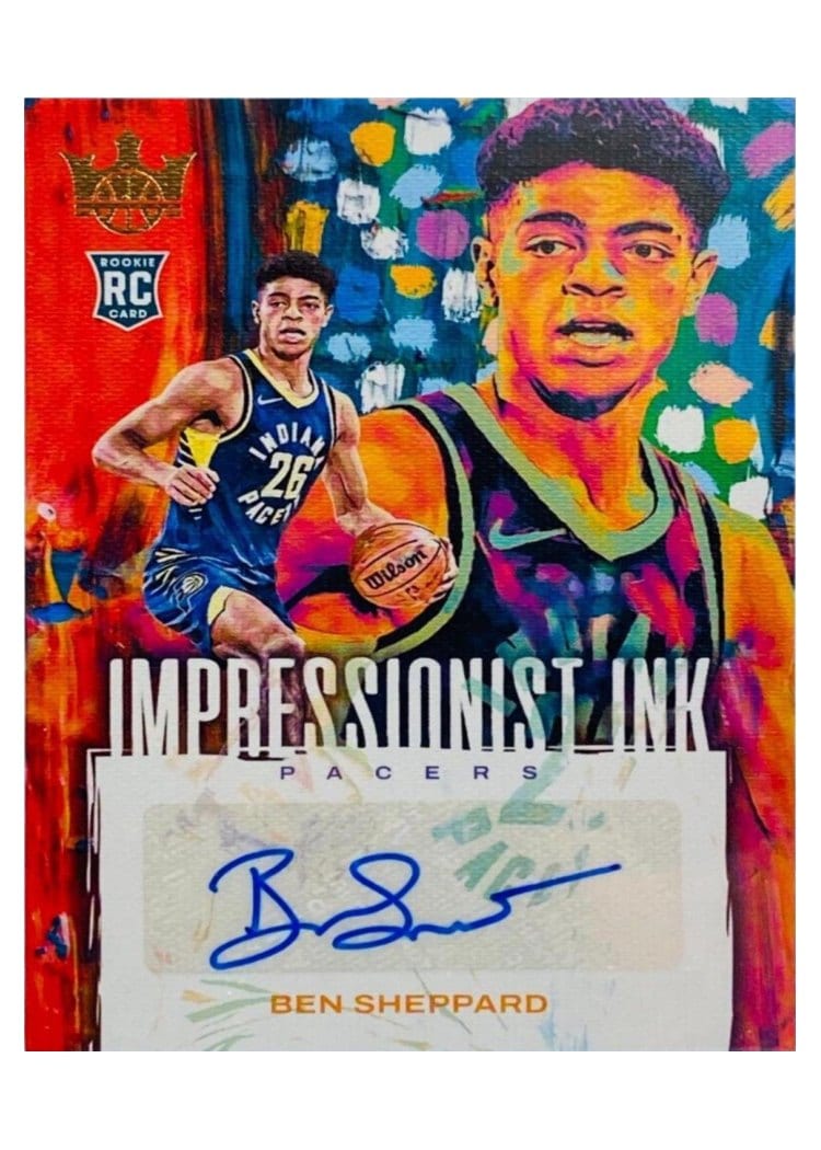 2023-24 Panini Court Kings Impressionist Ink Ben Sheppard #II-BEN card