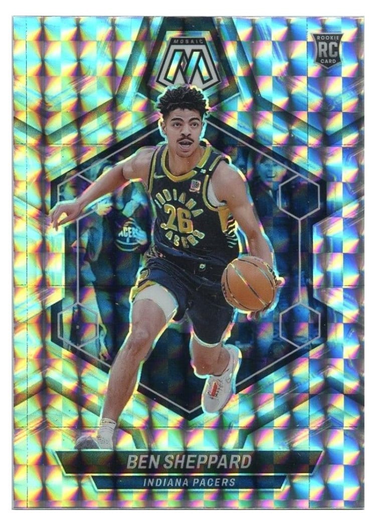 2023-24 Panini Mosaic Base Set Ben Sheppard #244 card